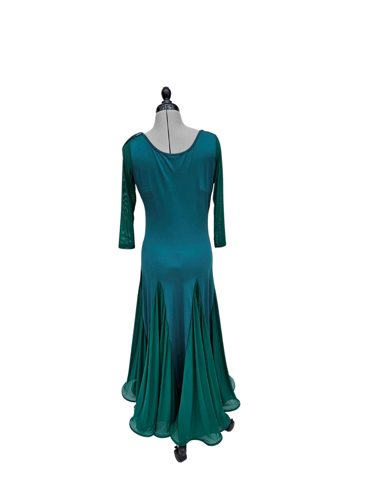 Abendkleid Green Flamenco