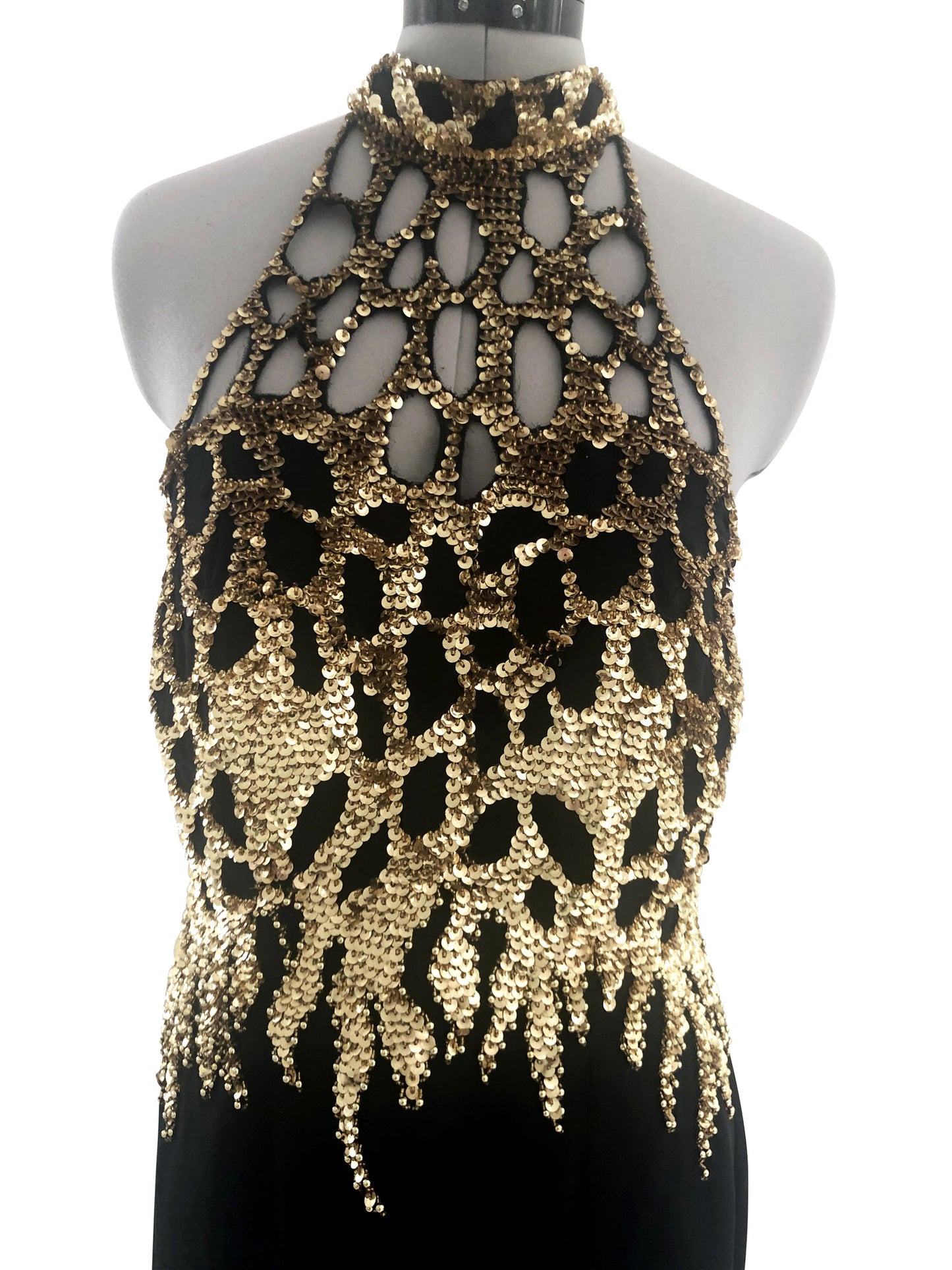 Abendkleid Goldregen