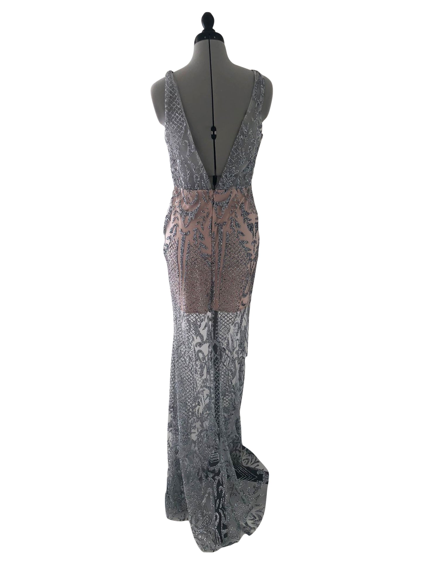 Abendkleid Champagne Shower