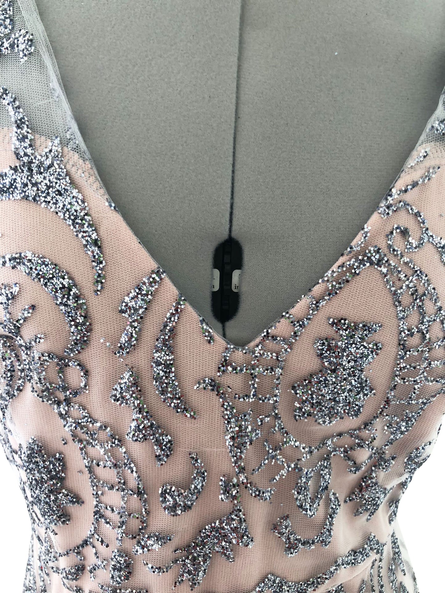 Abendkleid Champagne Shower