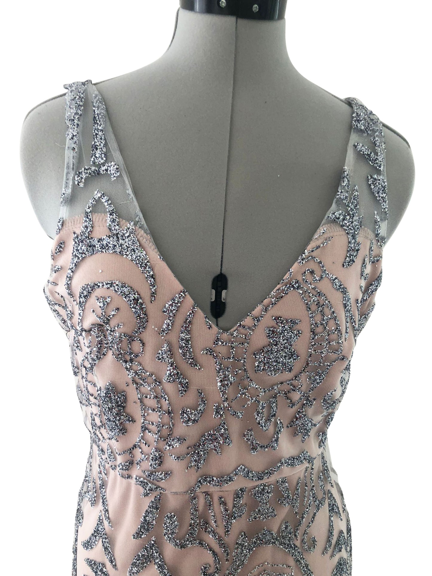 Abendkleid Champagne Shower