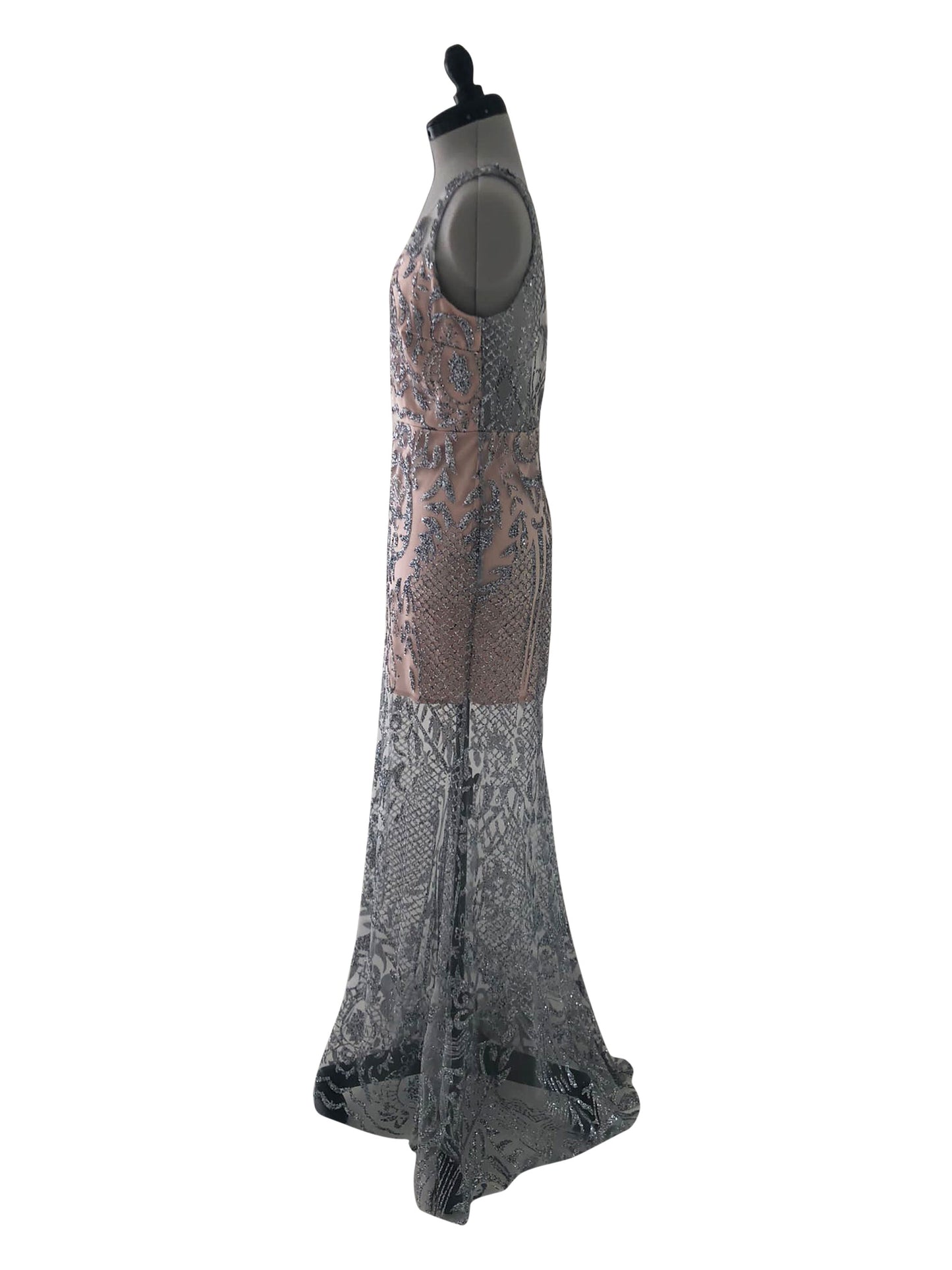 Abendkleid Champagne Shower