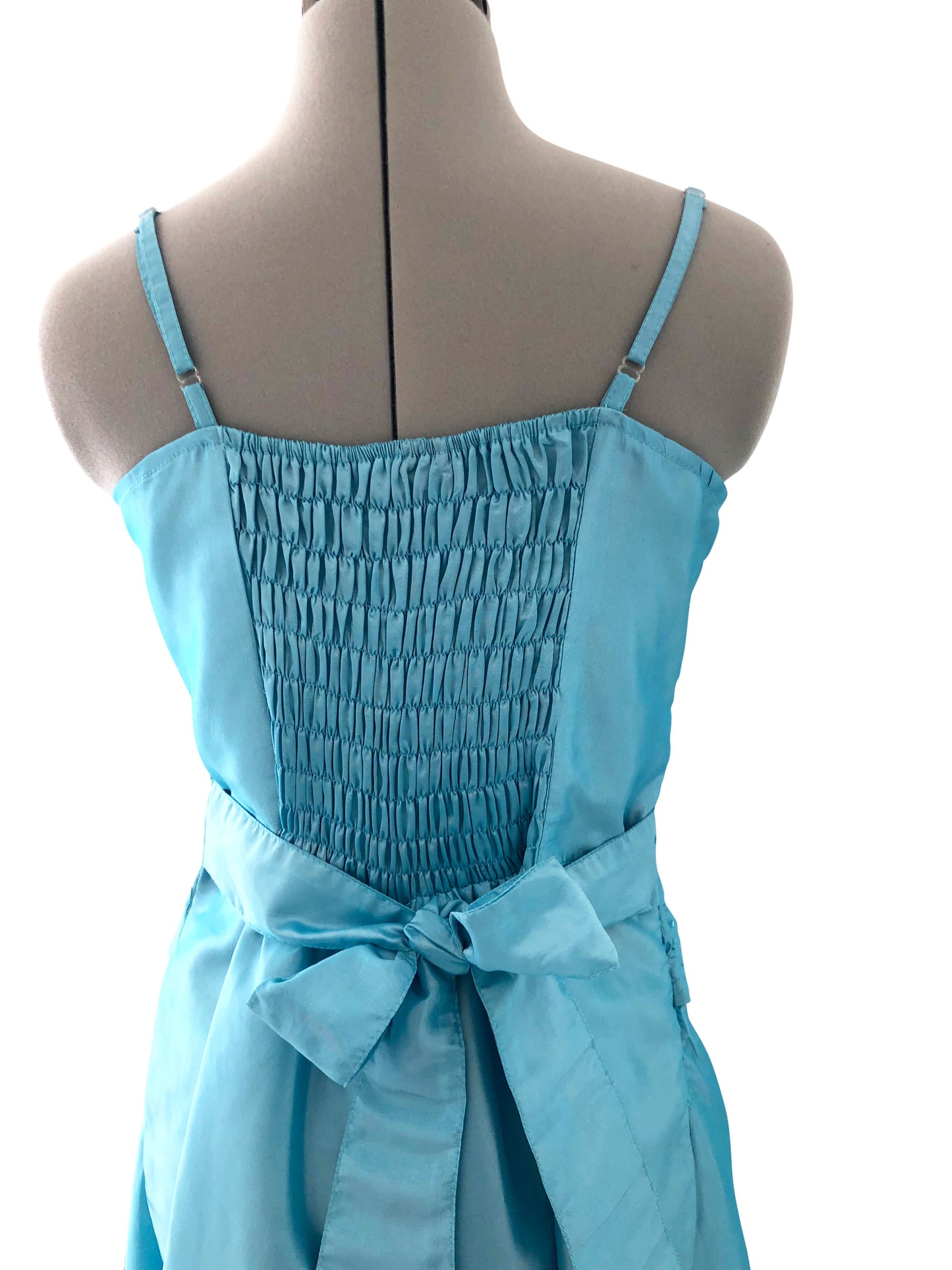 Abendkleid Blaue Lagune