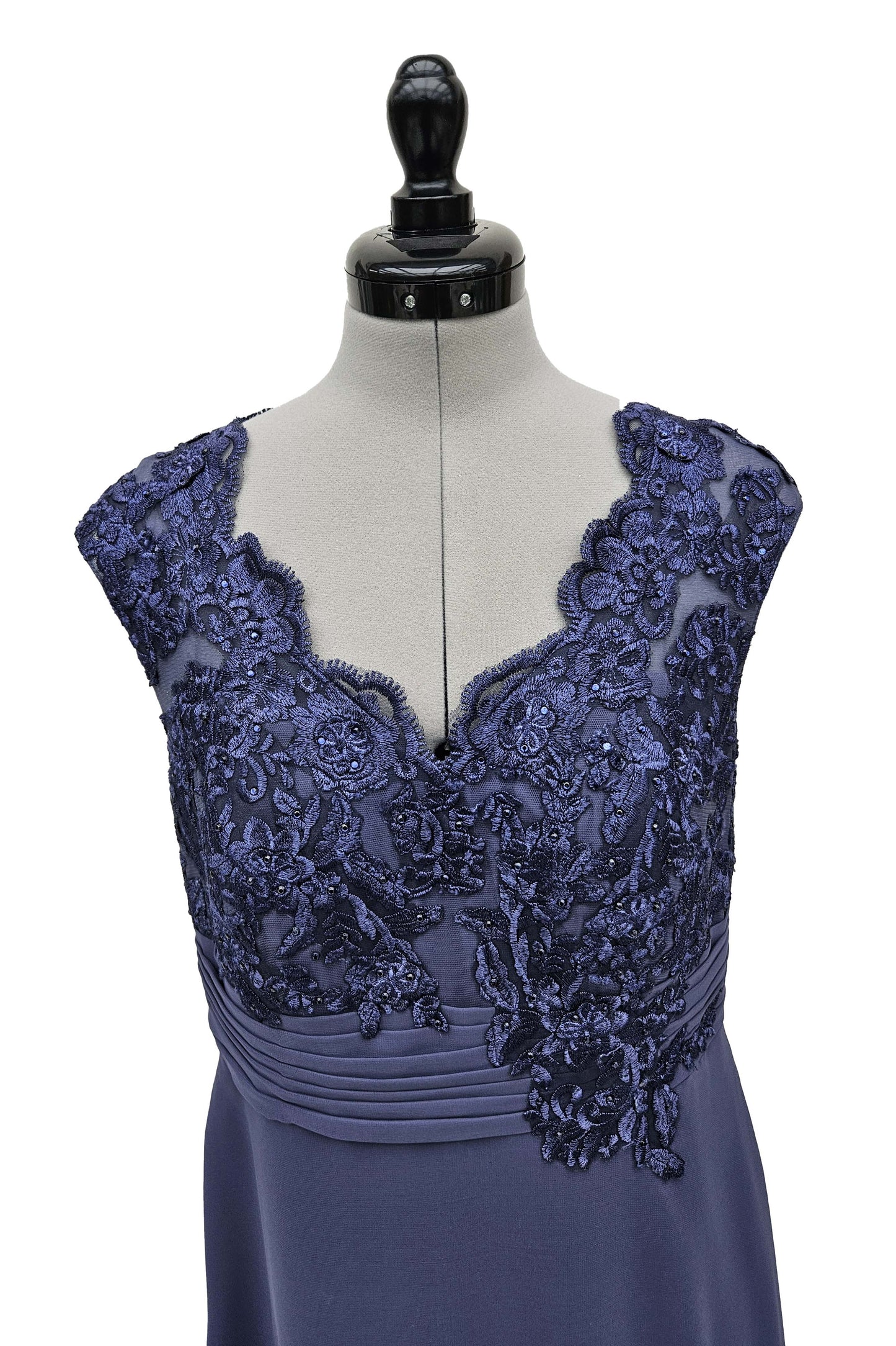 Abendkleid Petroleum