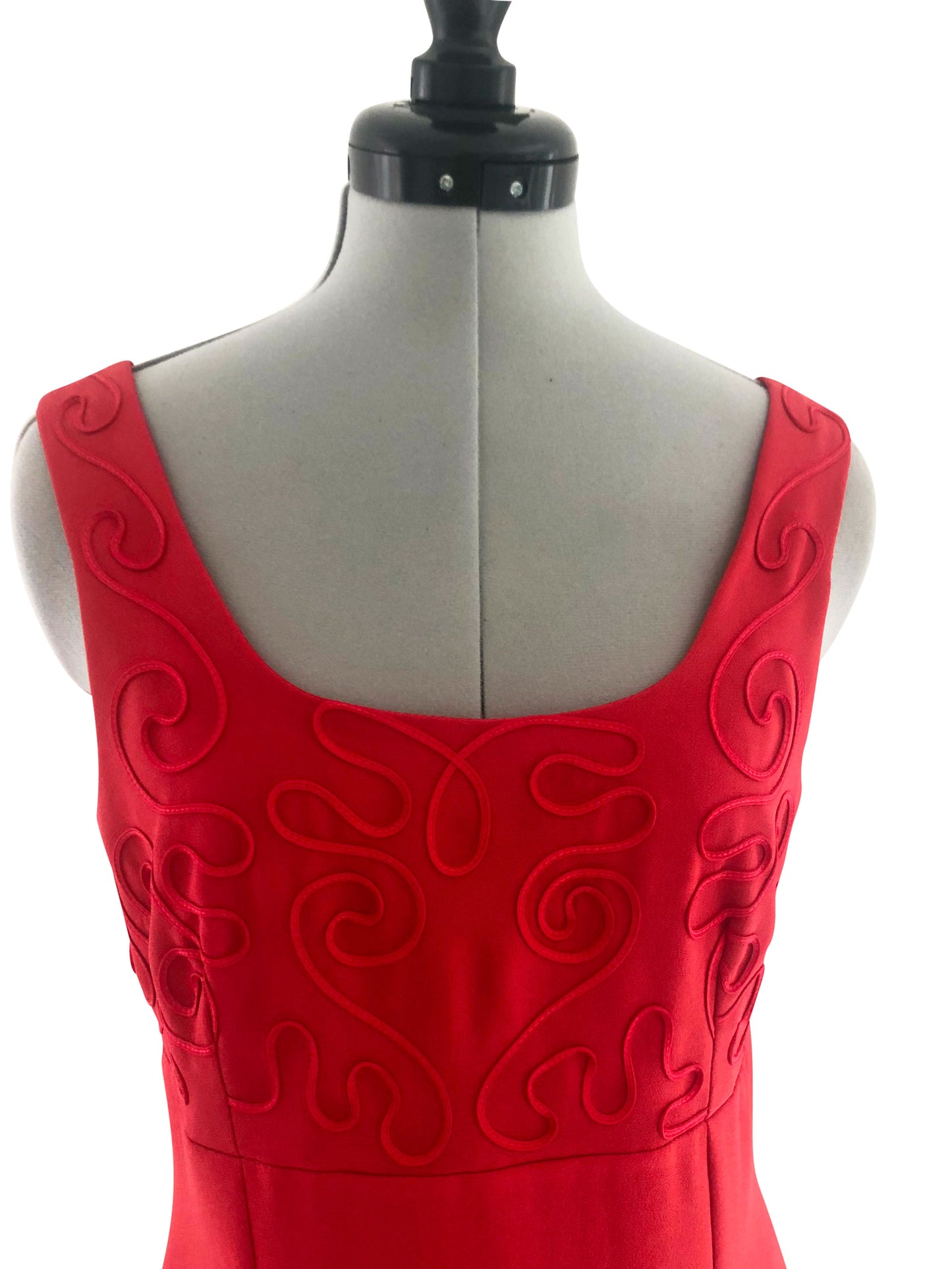 Abendkleid Red Wave