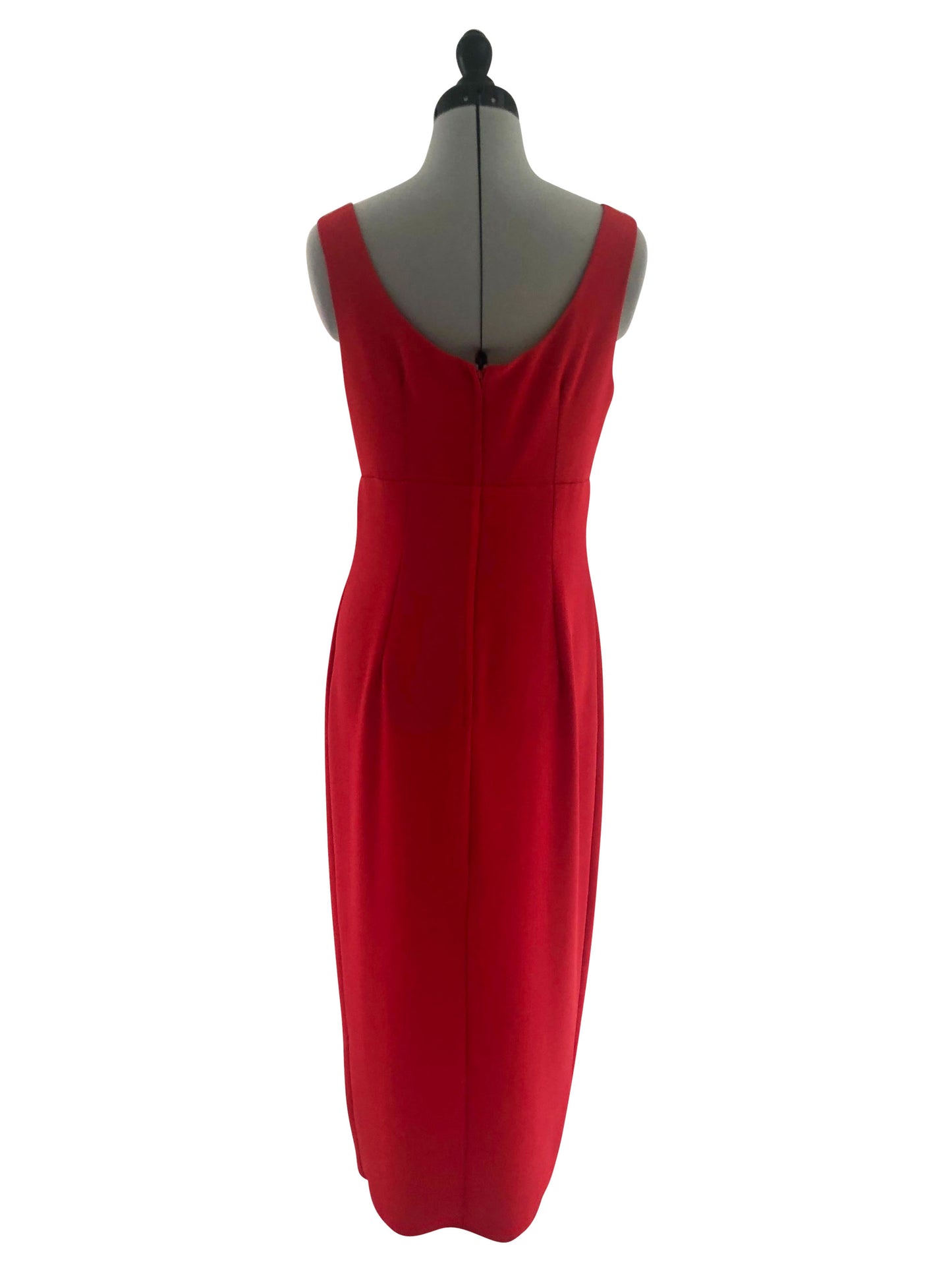 Abendkleid Red Wave