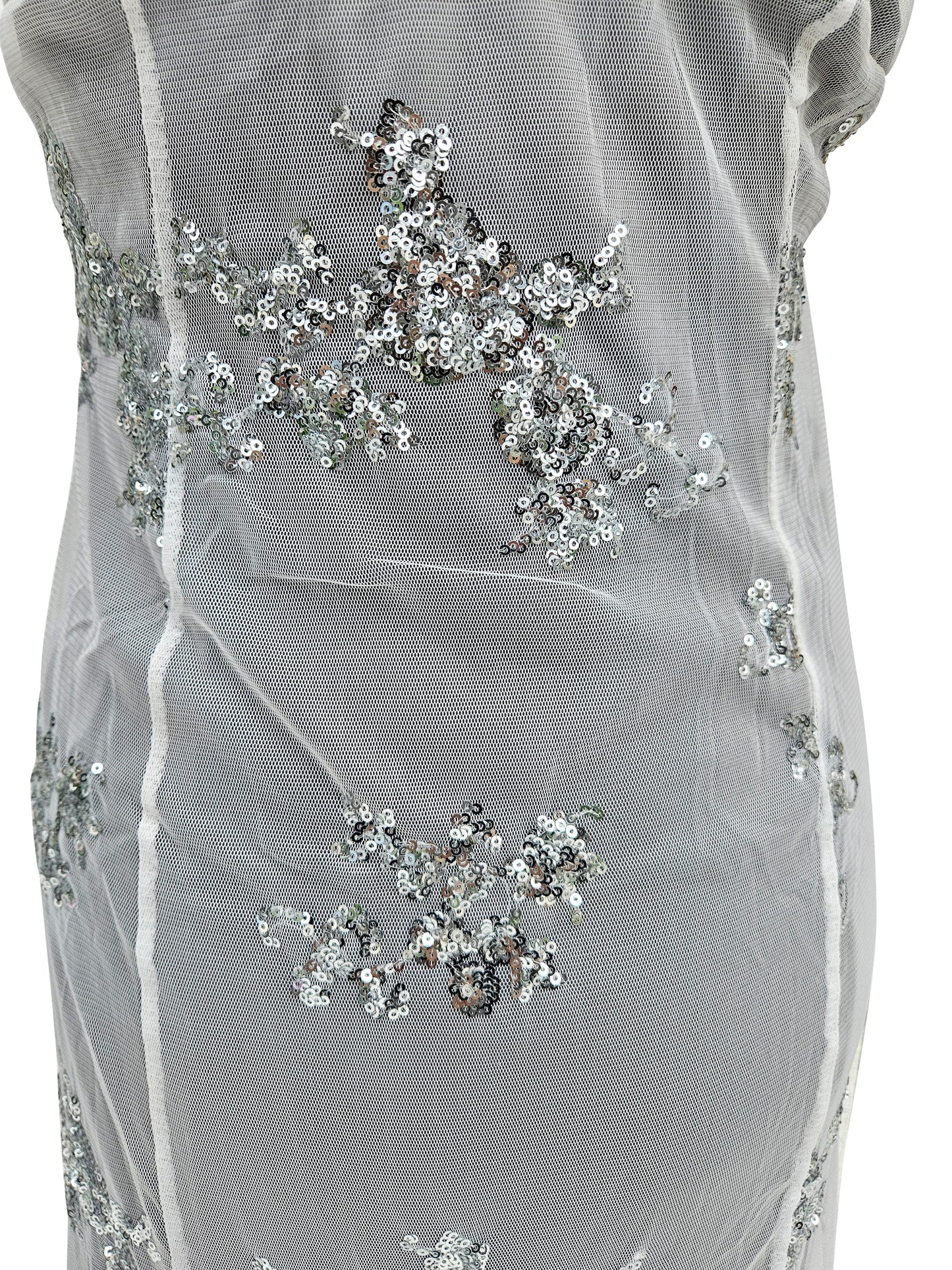 Abendkleid Silberblüte