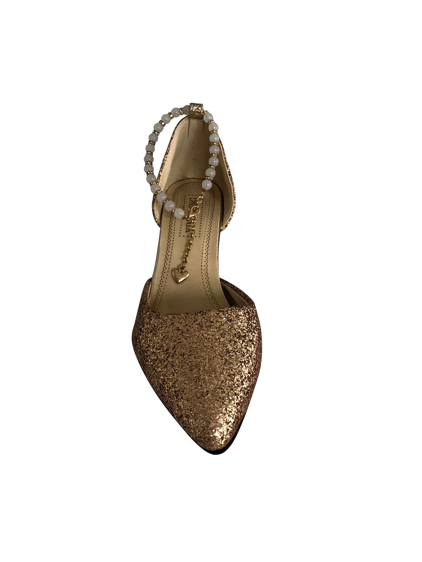 Pumps Golden Glitter