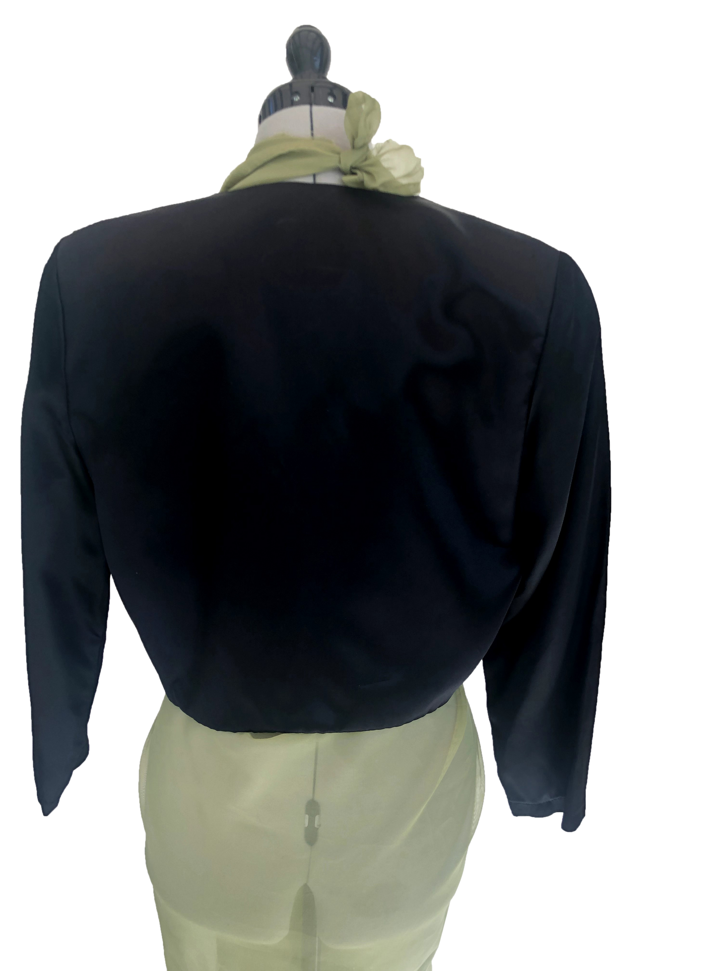 Bolero Noir Satin