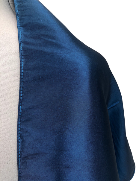 Umhängetuch Petrol Satin