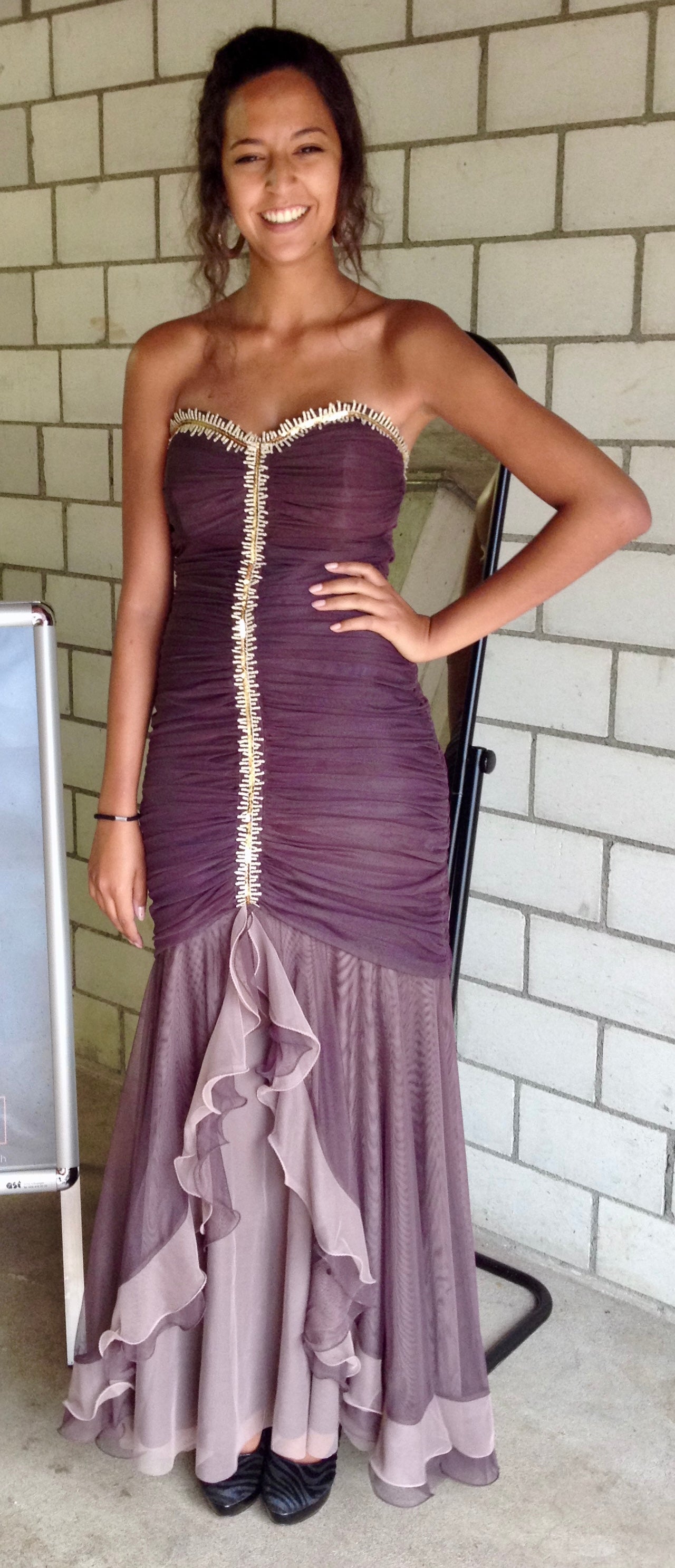 Abendkleid Coffee Kiss