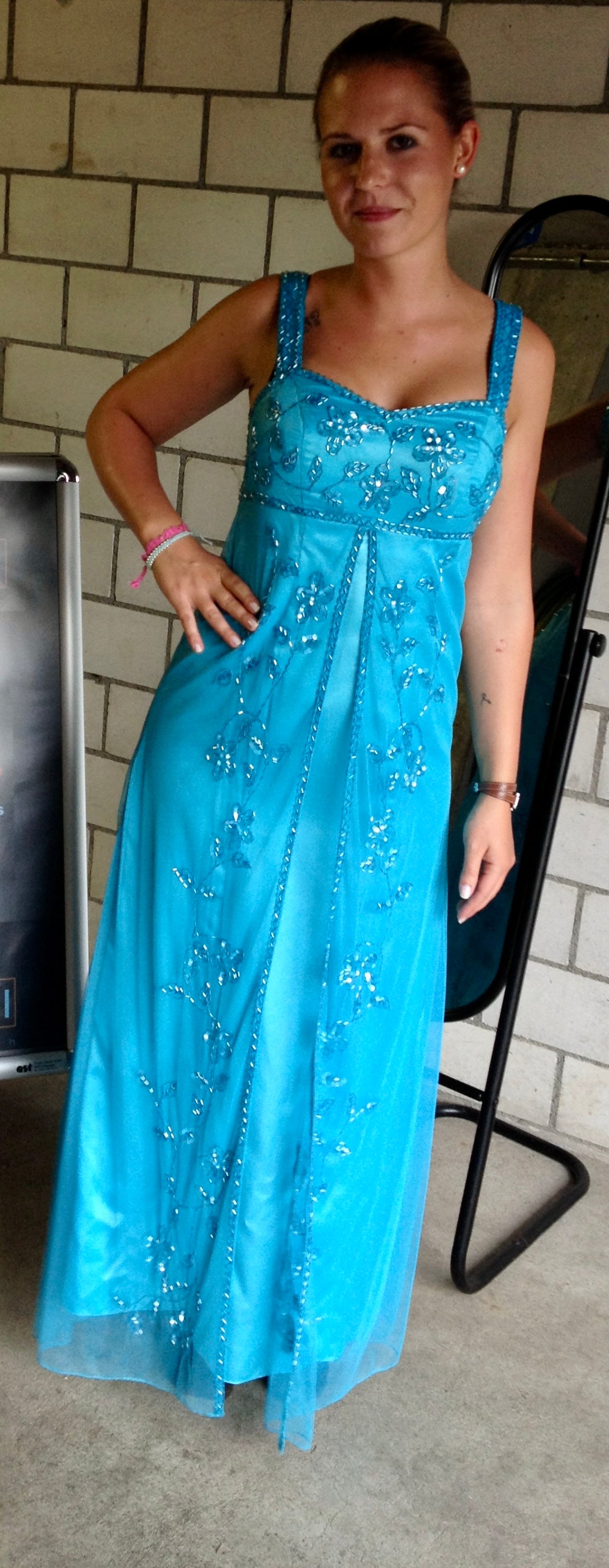 Abendkleid Oceanique
