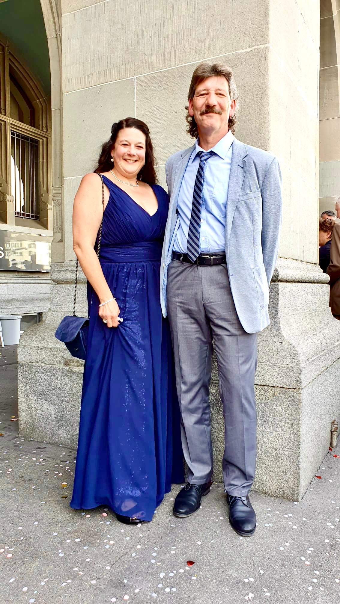 Abendkleid Queen Blue