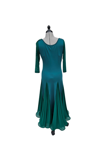 Abendkleid Green Flamenco
