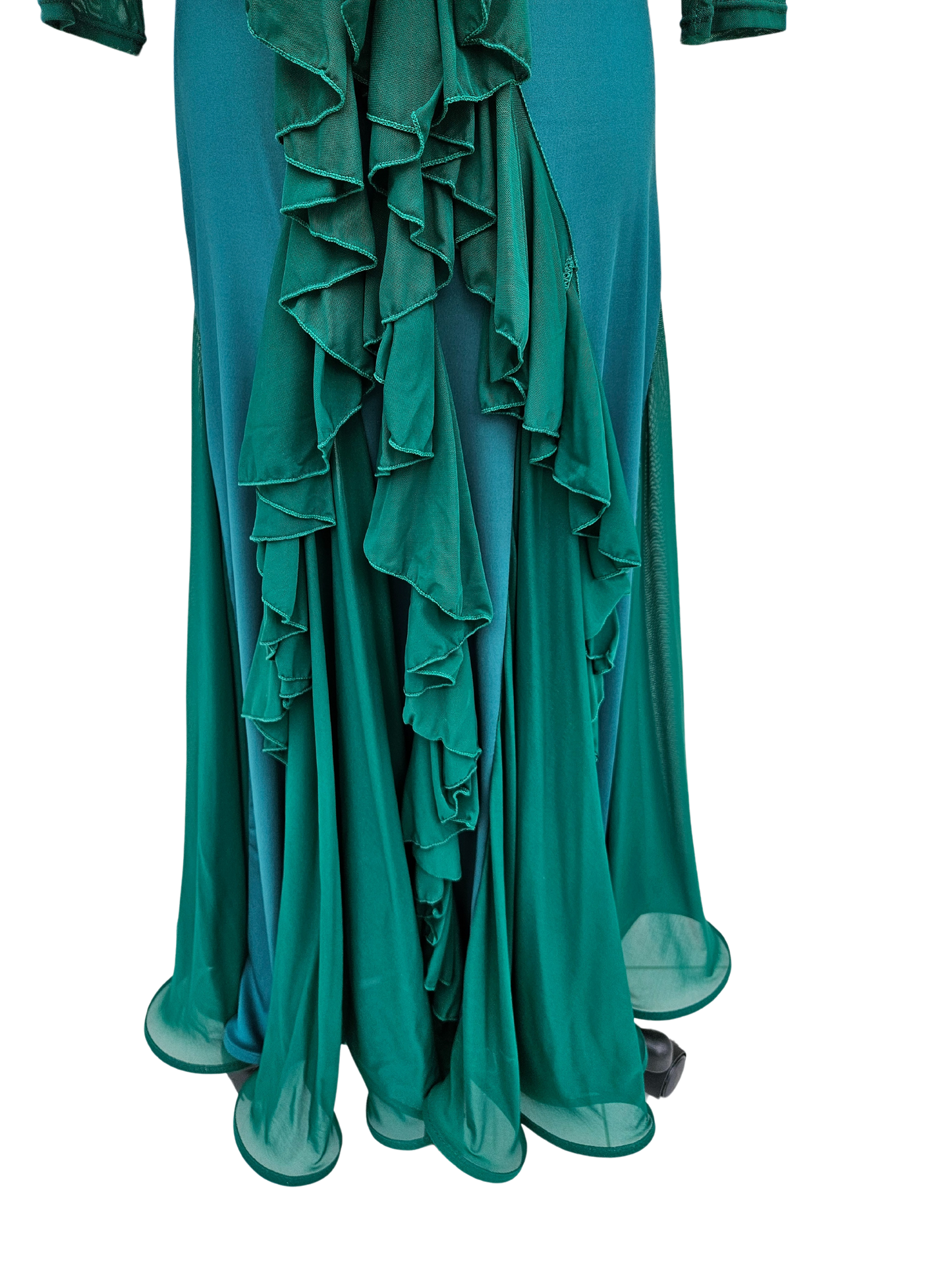 Abendkleid Green Flamenco