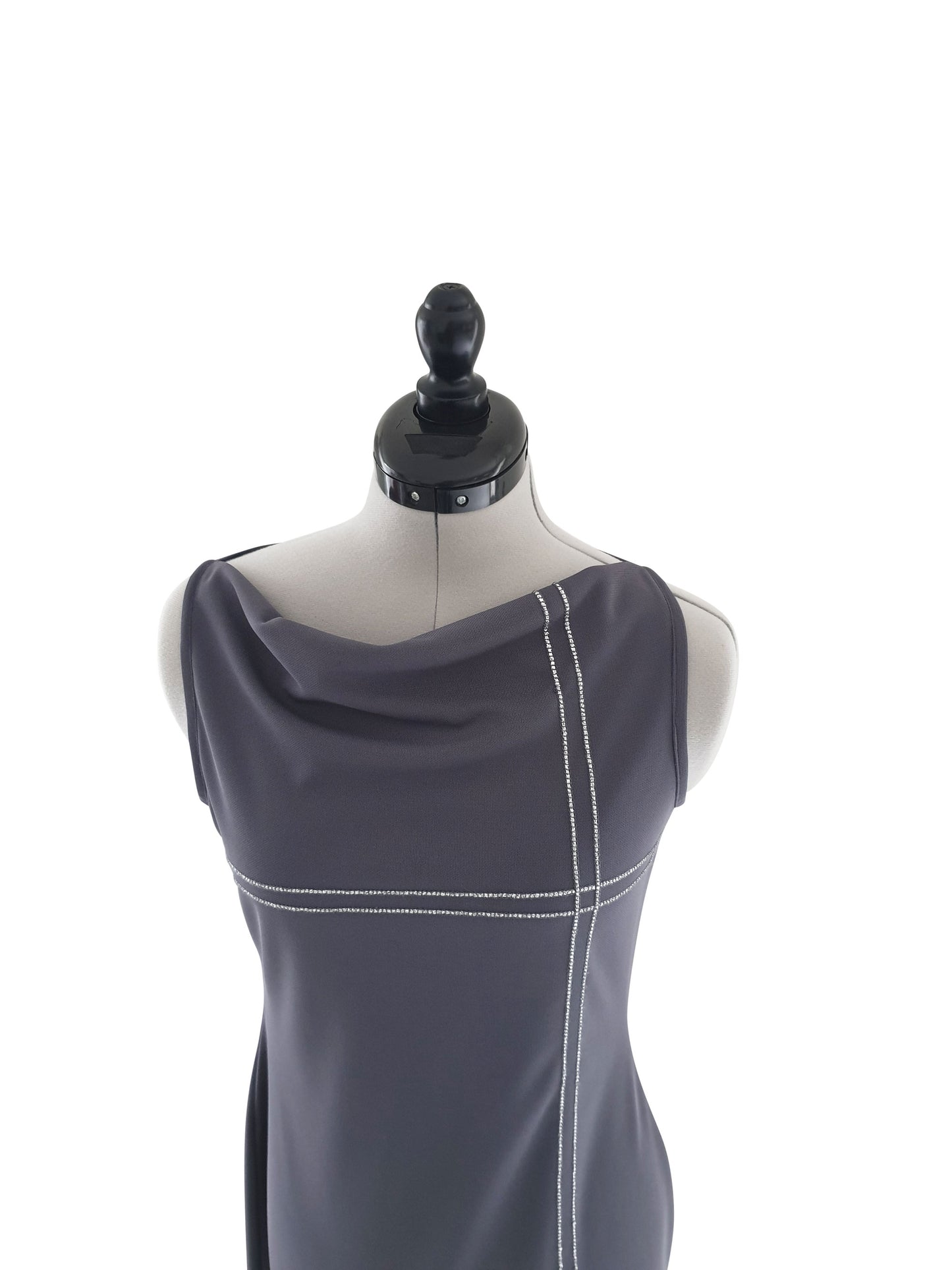 Abendkleid Grey Square