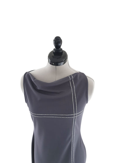 Abendkleid Grey Square