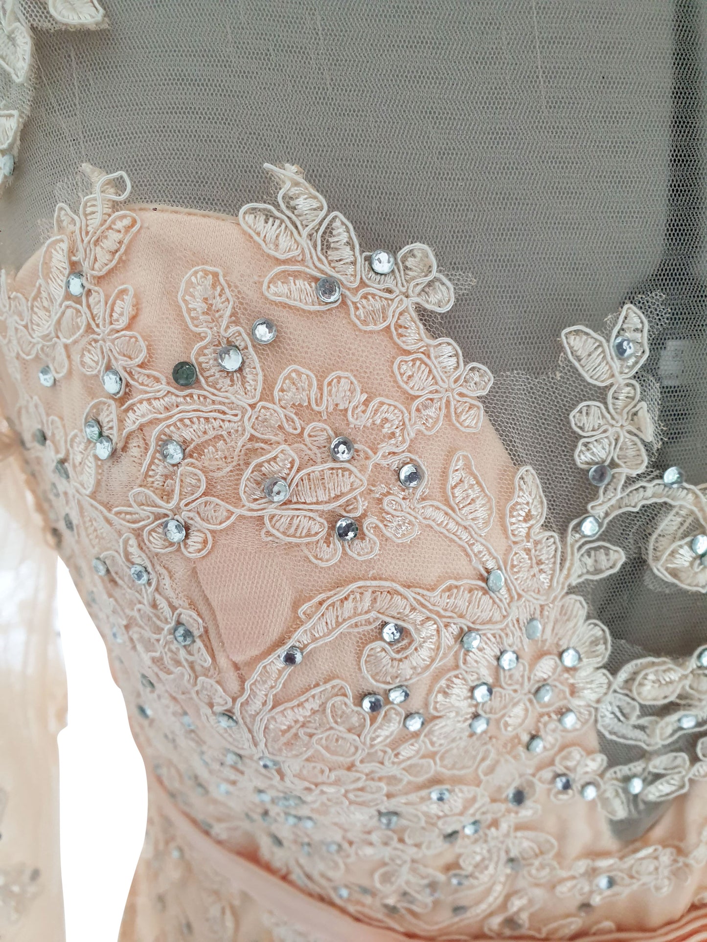 Abendkleid Schleier der Eleganz