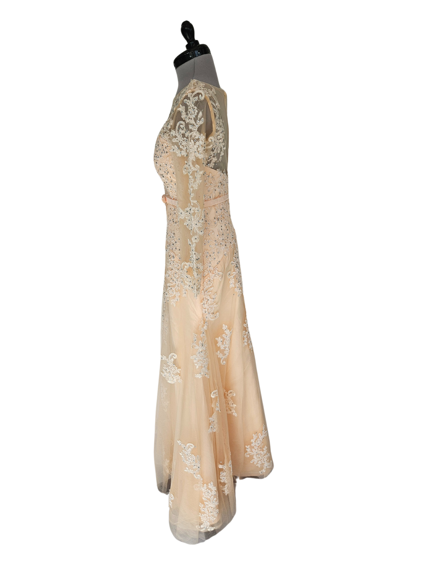 Abendkleid Schleier der Eleganz
