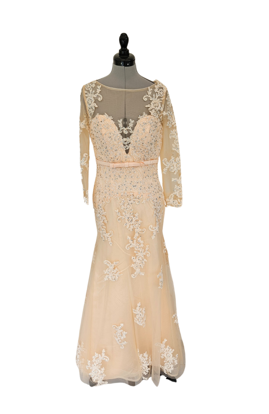 Abendkleid Schleier der Eleganz