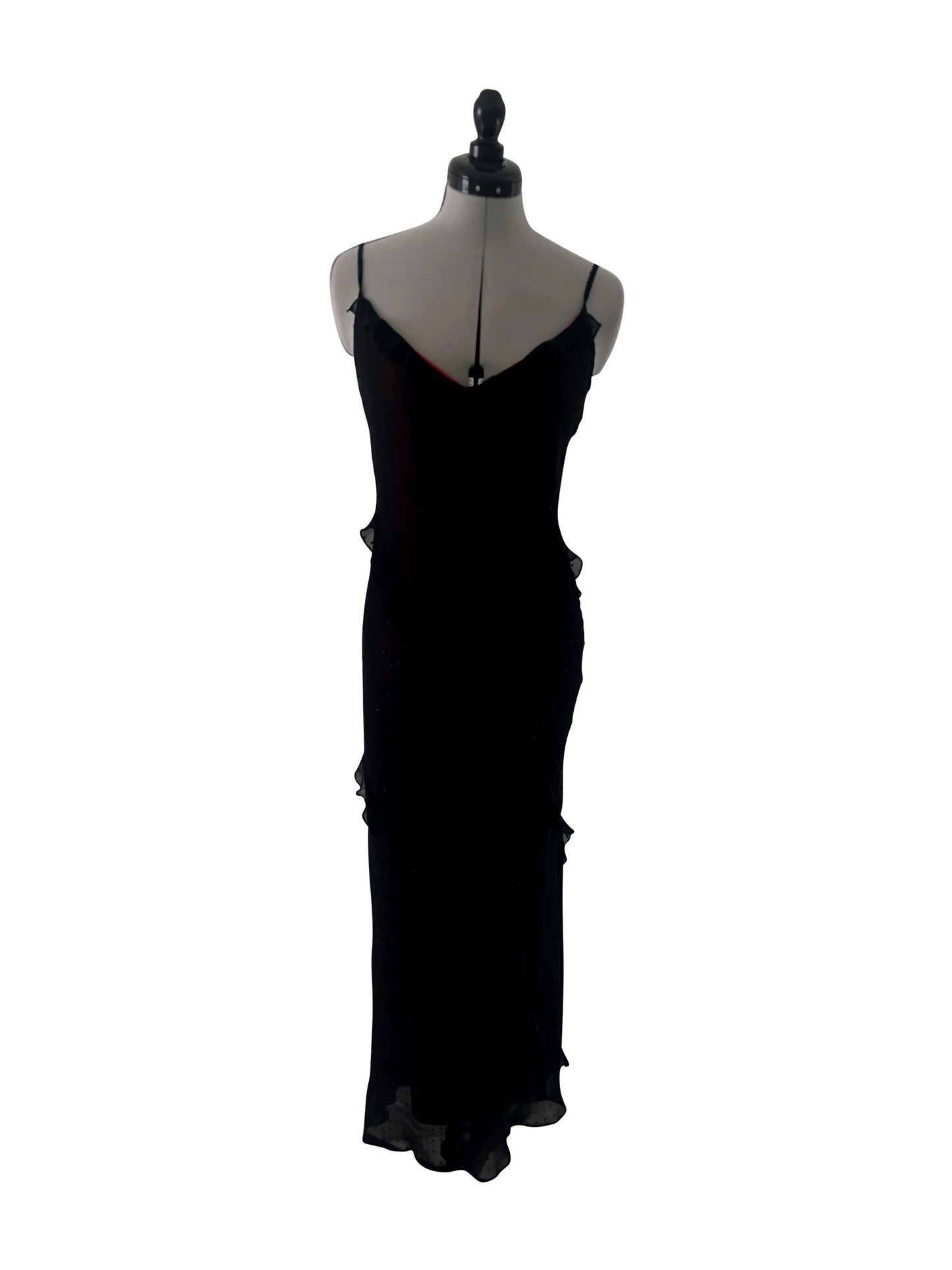 Abendkleid Schwarze Kaskade