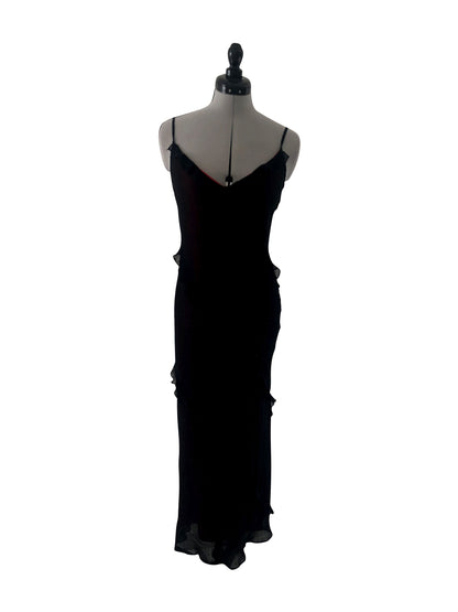 Abendkleid Schwarze Kaskade