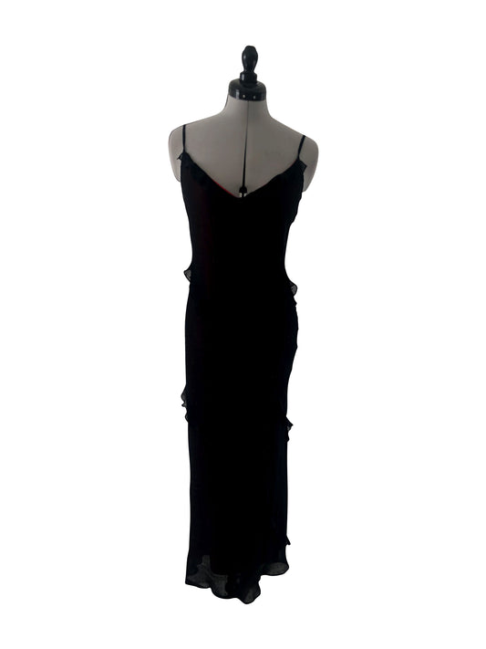 Abendkleid Schwarze Kaskade
