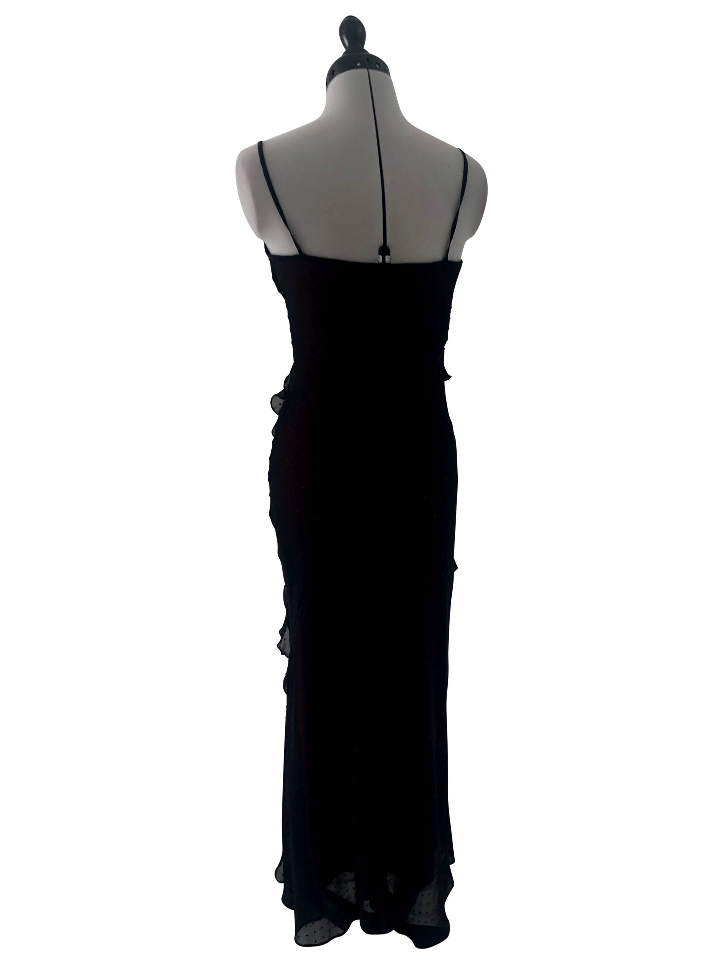 Abendkleid Schwarze Kaskade