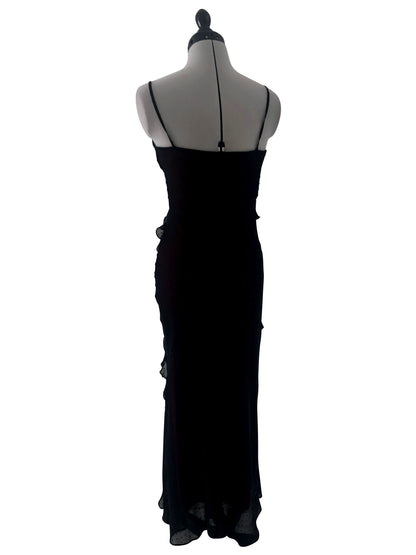 Abendkleid Schwarze Kaskade