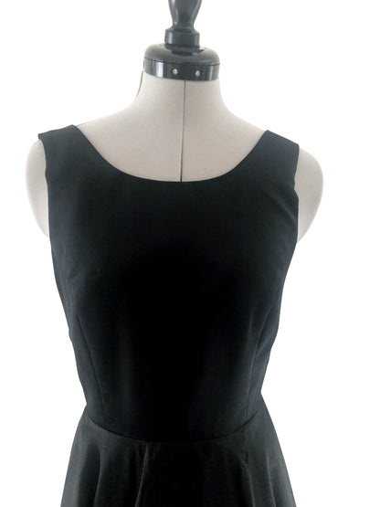 Abendkleid Schwarze Orchidee