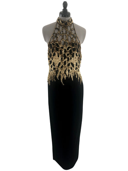 Abendkleid Goldregen