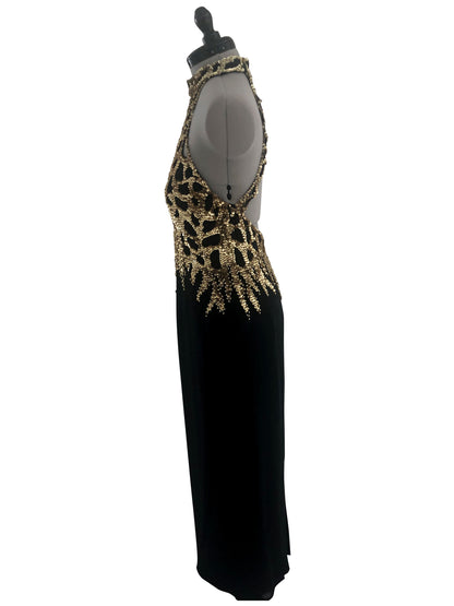 Abendkleid Goldregen
