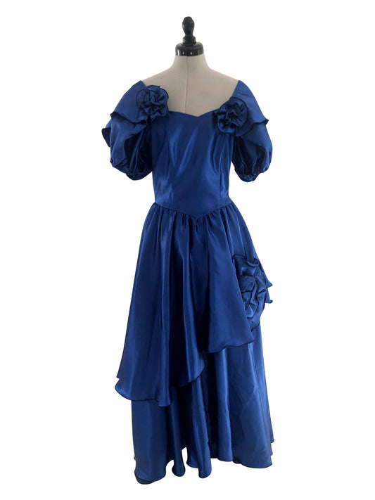 Abendkleid Indigo