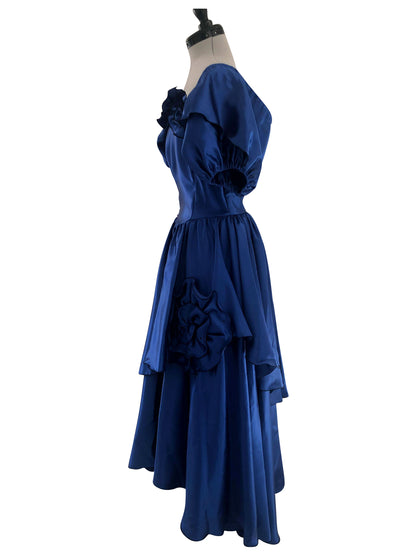 Abendkleid Indigo