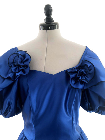 Abendkleid Indigo