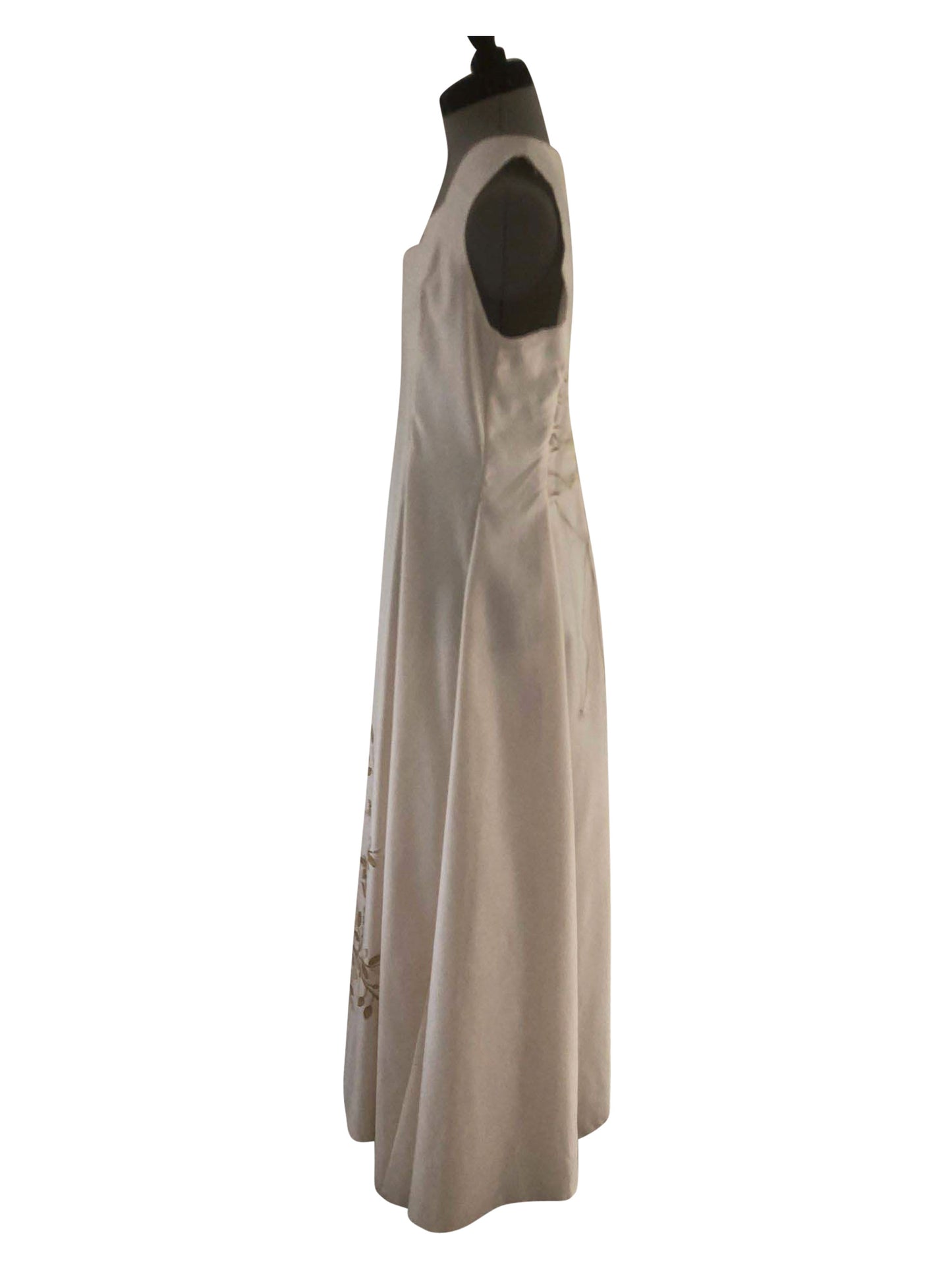 Abendkleid Fleur Beige