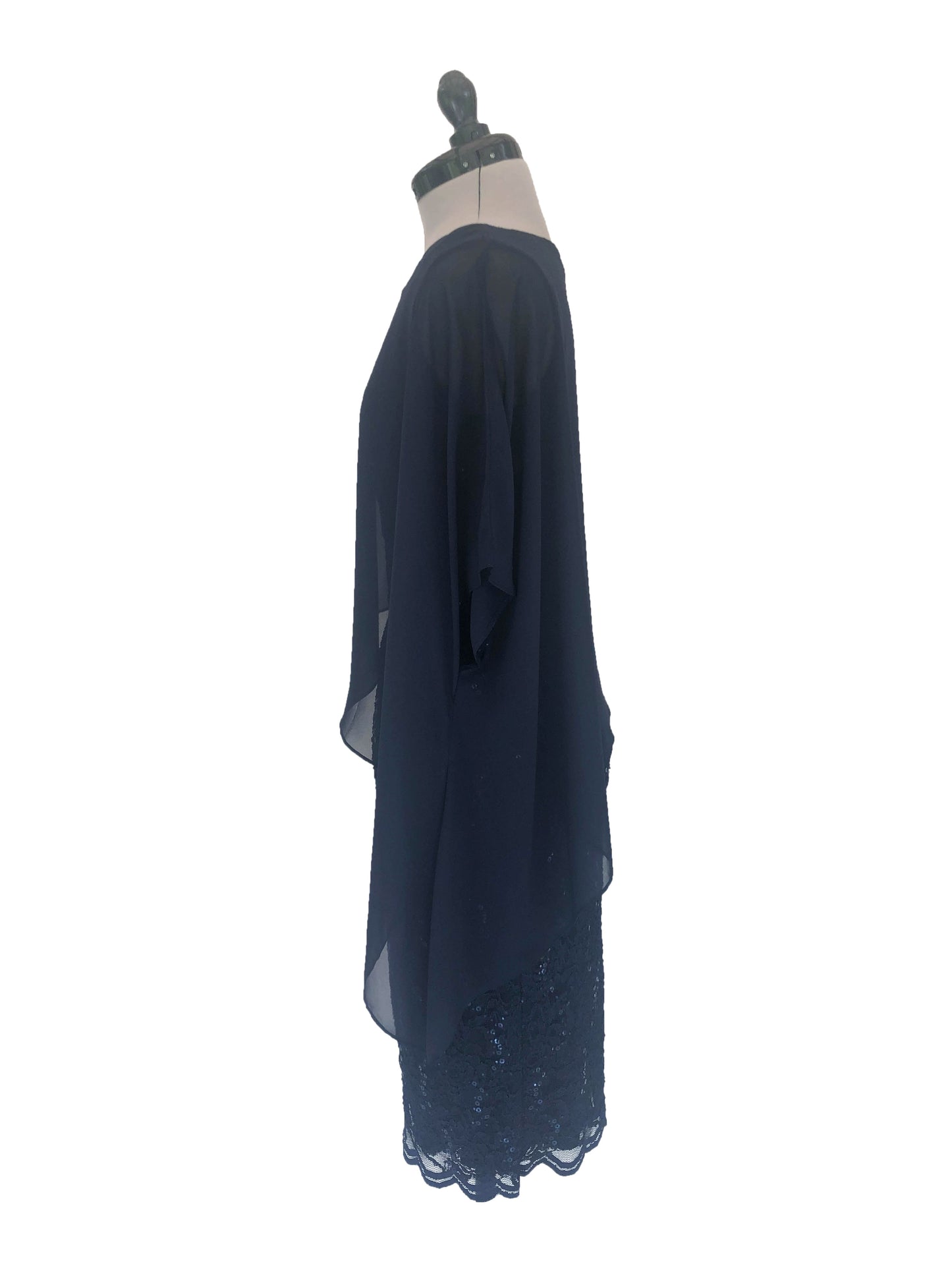 Abendkleid Saphirglanz