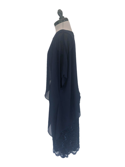 Abendkleid Saphirglanz