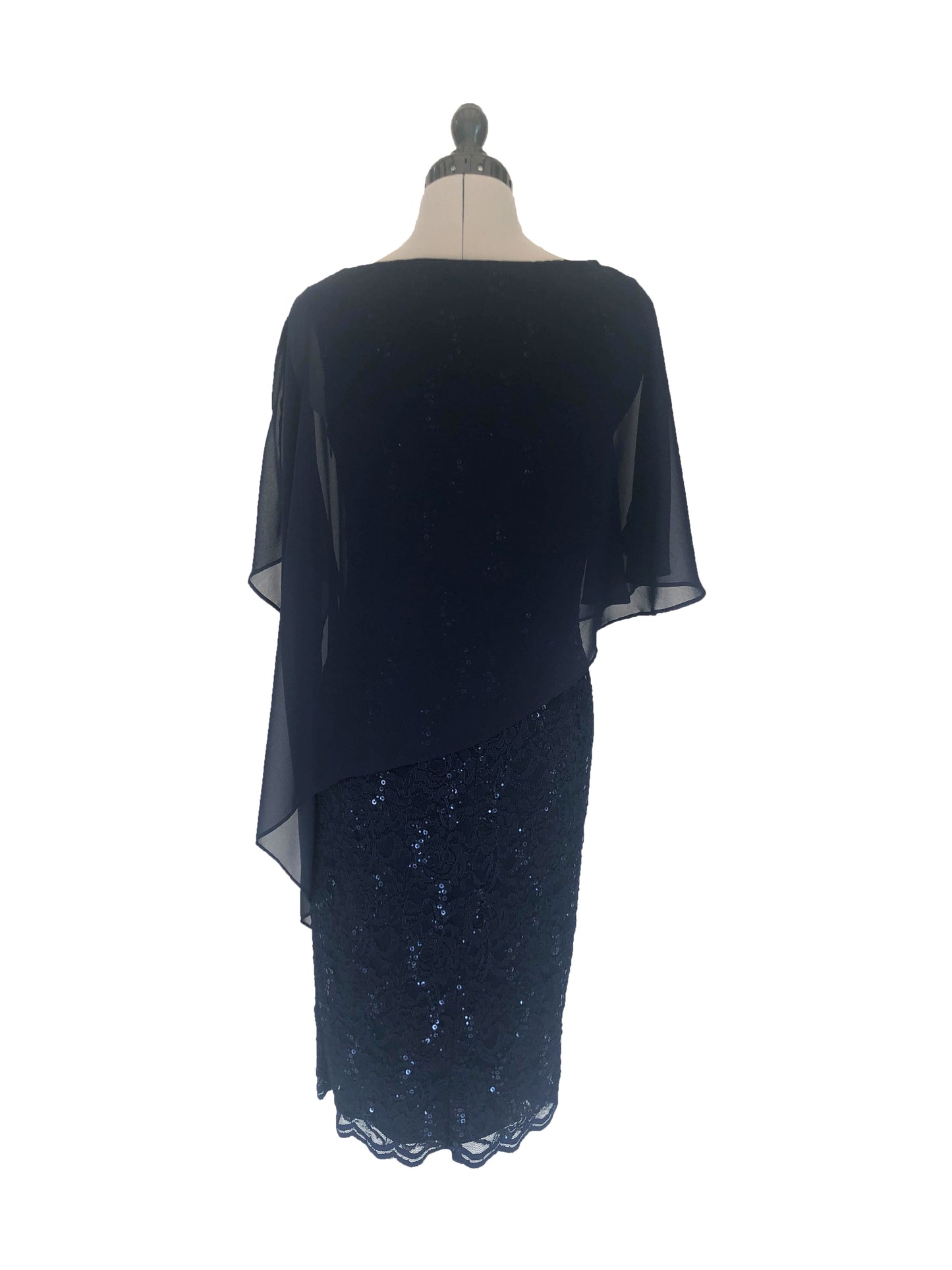 Abendkleid Saphirglanz