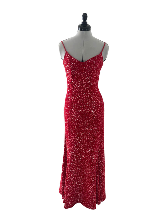Abendkleid Red Sparkle