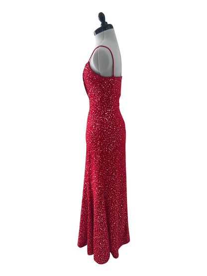Abendkleid Red Sparkle