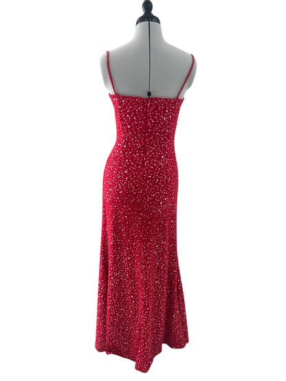 Abendkleid Red Sparkle