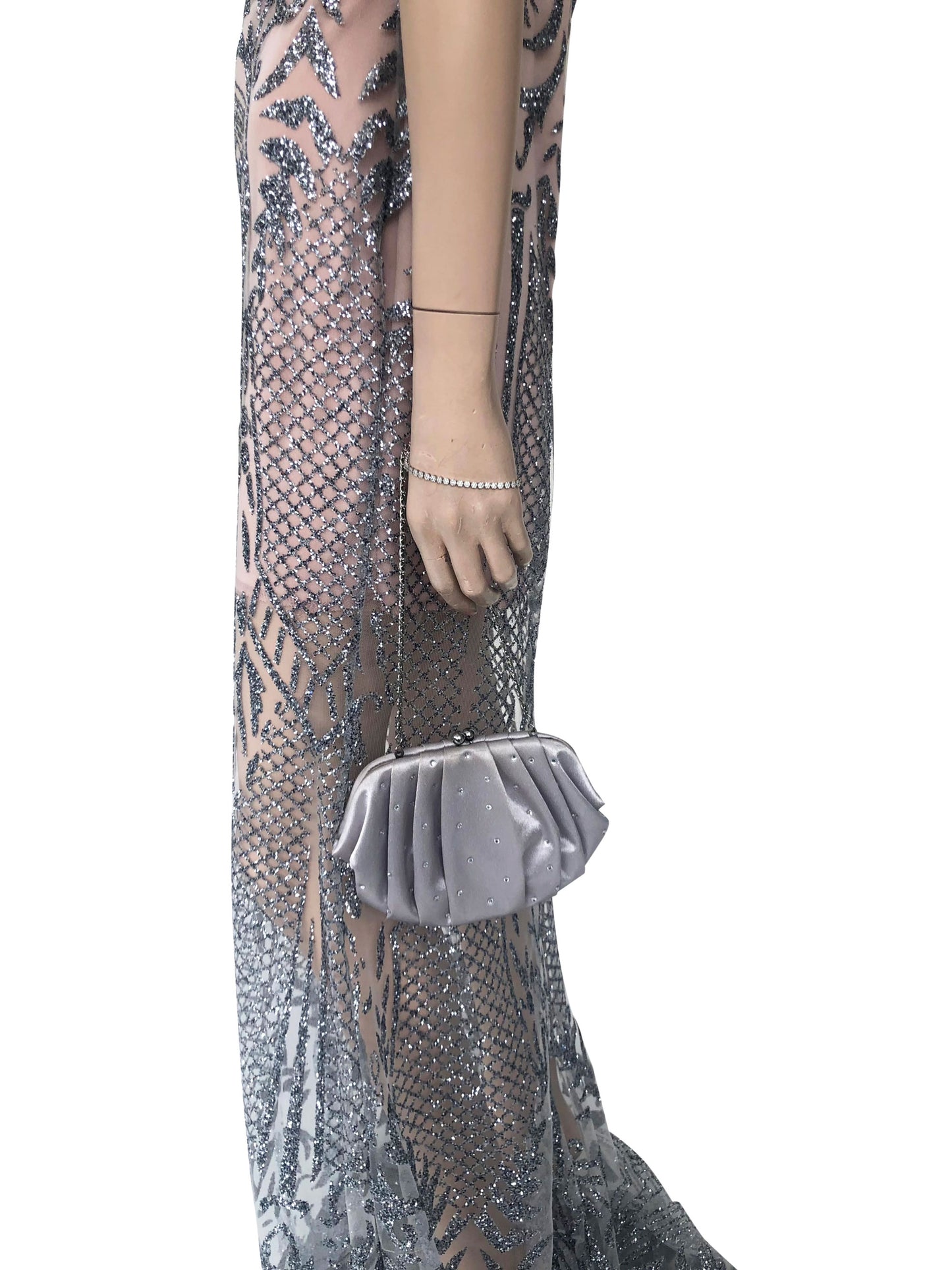 Clutch Silvergray