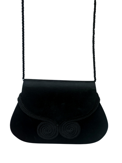 Clutch Noir Fleur