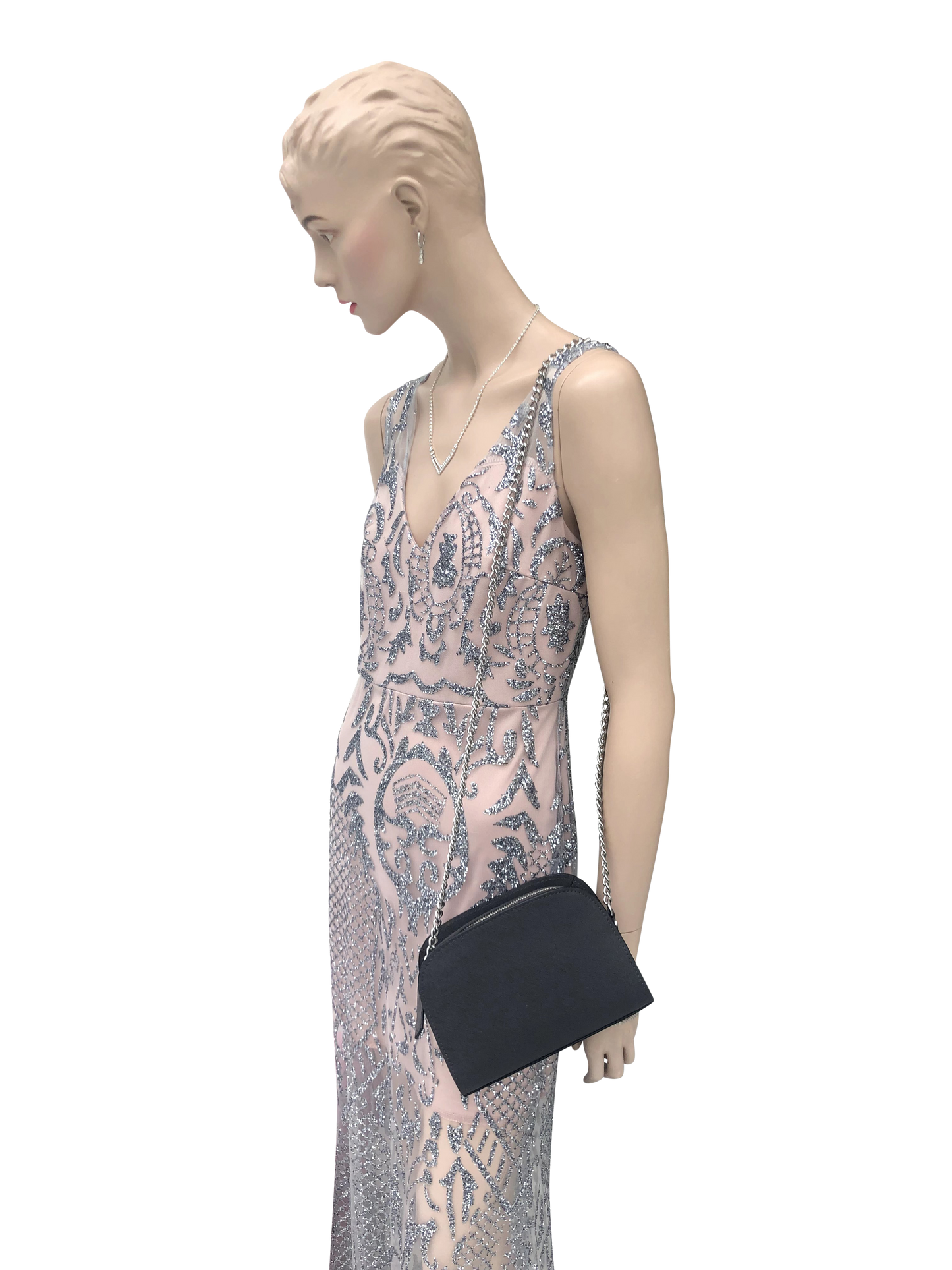 Clutch Black Velvet Edge