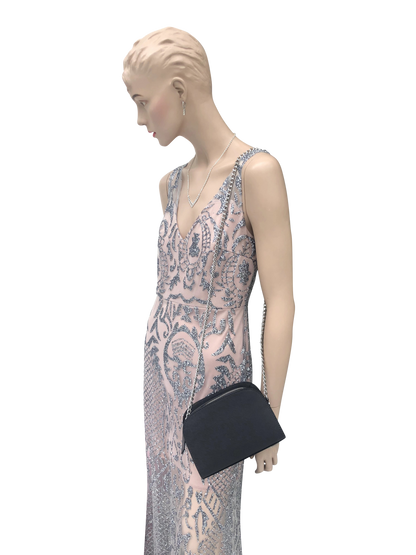 Clutch Black Velvet Edge