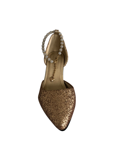 Pumps Golden Glitter