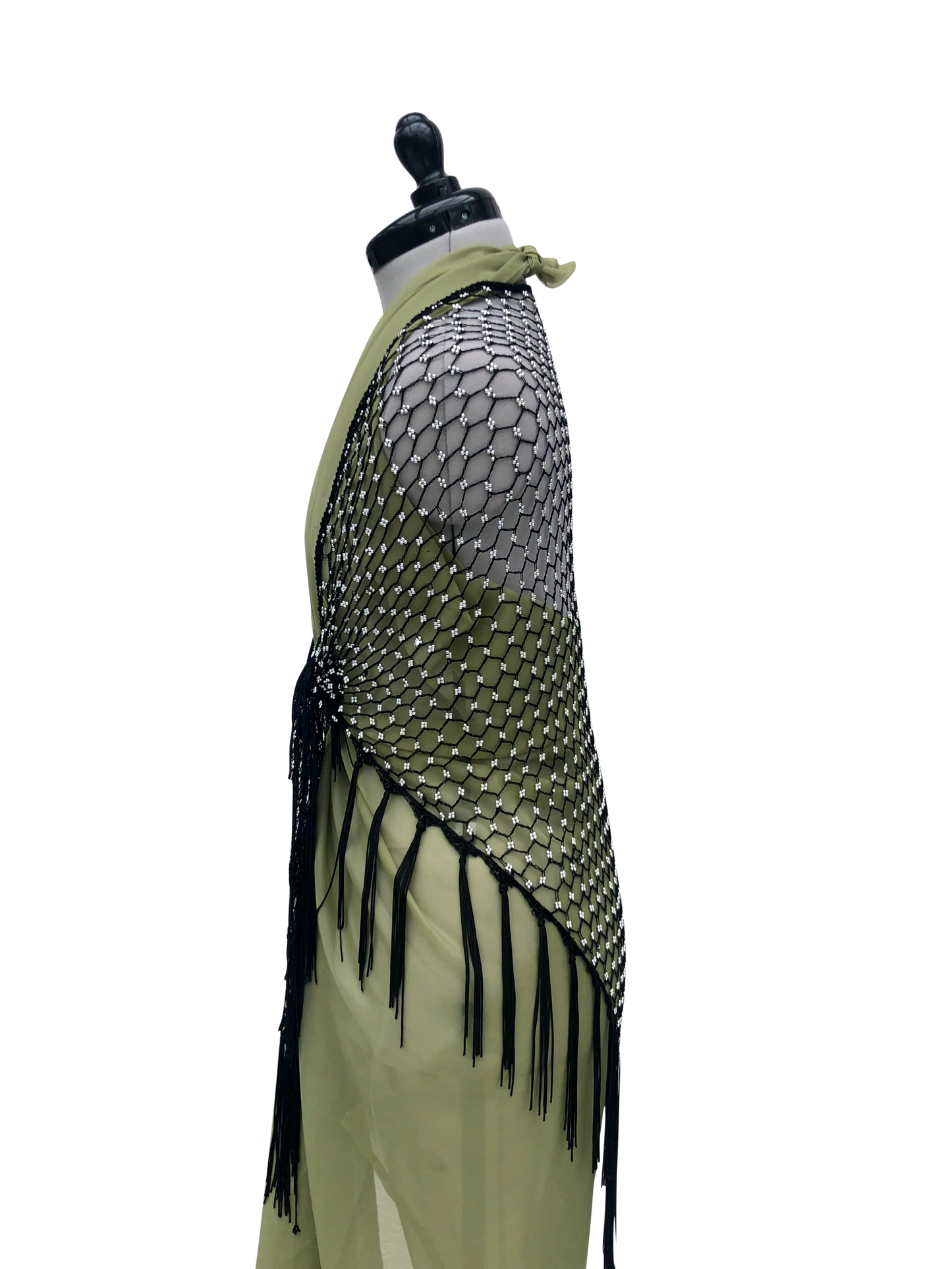 Umhängetuch Black Net