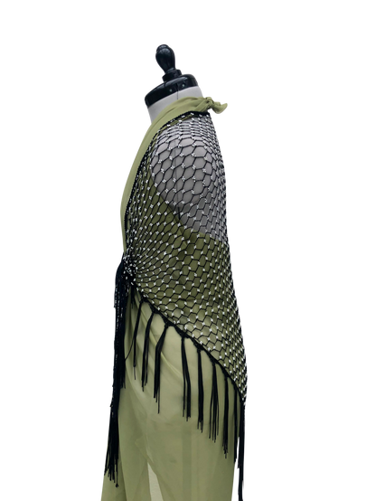 Umhängetuch Black Net