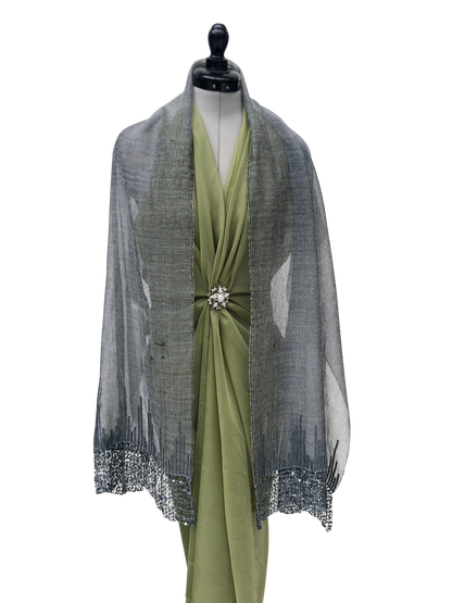 Umhängetuch Metallic